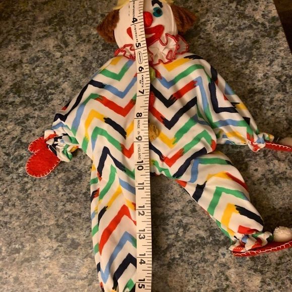 🤡 • VINTAGE RARE • UNIQUE • 1950s • clown doll puppet • wood body • 🤡 - Picture 6 of 9